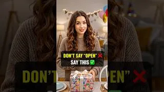Thumbnail: Stop Saying “OPEN” in English! Say These Instead | English Shorts