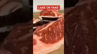 Thumbnail: CAKE OR FAKE CHANLLENGE #shorts