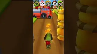 Thumbnail: Tom Gold Run Tourist Hank & Dino Tom Beat Everyone 😎💪🏻 #tomgoldrun #shorts #gaming