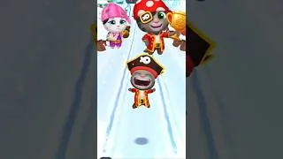 Thumbnail: Tom Gold Run | Captain Tom Beats Captain Angela! 😂🔥 #tomgoldrun #gaming #shorts