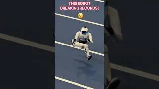 Thumbnail: NO real person can beat this thing in a race! #wow #omg #ai #robot #shorts