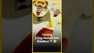 Thumbnail: Turning Erling Haaland Into Breakfast 🍳😂
