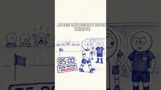 Thumbnail: Football Players Unlock Slow Motion After 85 Minutes #worldcup #football #soccer  #footballcomedy