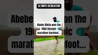 Thumbnail: 🏅 Abebe Bikila, barefoot champion, winning hearts worldwide! #Olympics
