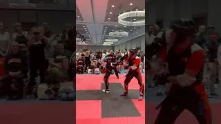 Thumbnail: Ryan George lands a round kick to the face, then doesn’t get the call on the switch axe kick!