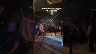 Thumbnail: Knicks fan HITS Victor Wembanyama in the head with an EGG outside his hotel after game 4 😱
