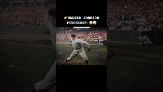 Thumbnail: 👉WALTER JOHNSON PITCHING?!😳⚾️