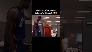 Thumbnail: 👉WAIT… Who STOLE LeBron’s Chair?! 😂🏀
