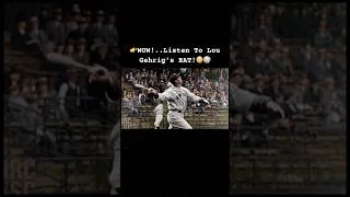 Thumbnail: 👉WOW!.. Listen To Lou Gehrig’s BAT! 😳⚾️