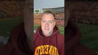 Thumbnail: A Week In The Life Of A Golden Gopher Football Fan #shorts