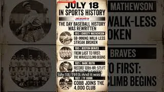 Thumbnail: July 18th moments in #mlb history