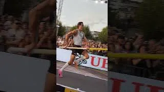 Thumbnail: Watch Mondo Duplantis clear amazing 6.21m Meet Record in Lausanne 2026 Pole Vault City Event
