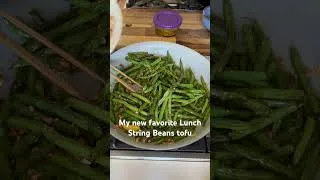 Thumbnail: Quick Easy Lunch String Beans and Tofu #easylunchboxrecipe #stringbeans