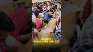 Thumbnail: RAS Mains Integrated Test Series 2026