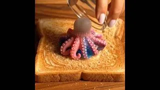 Thumbnail: Raw Jelly Octopus Turns Into Creamy Spread🐙 | Ultra Realistic 3D ASMR Transformation