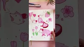 Thumbnail: Watercolor and Gouache Furry Sketchbook Tour  #furry #sketchbooktour