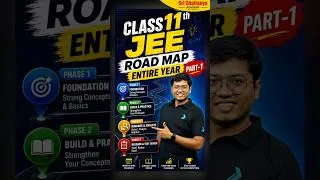 Thumbnail: 🚀 Class 11 JEE 2027 Roadmap | Complete Phase 1 Plan | Don't Miss This! #shorts
