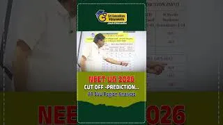 Thumbnail: NEET UG 2026 Cut off Prediction AP SVU Region Analysis | NEET UG 2026 Result | Sri Gosalites