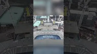 Thumbnail: Short montage of the North Stand Roof at the Etihad Stadium Manchester City