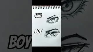 Thumbnail: How To Draw Anime Eyes ✨#shorts # #drawing #tutorial #eyes #boy #girl #trending