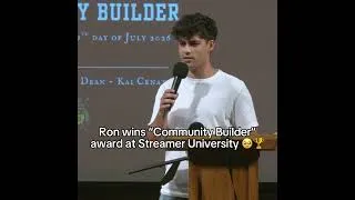 Thumbnail: Ron Wins Streamer University Award! 😂