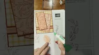 Thumbnail: Stampin Up//Gingham Gallery DSP//Simply Leaves//Sweet Foliage//Thank You//Online Exclusive//#Shorts