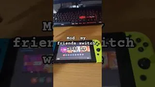Thumbnail: Mod my friends Nintendo Switch with me