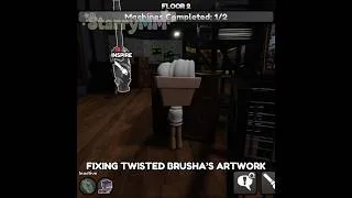 Thumbnail: FIXING TWISTED BRUSHA'S ARTWORK IN DANDY'S WORLD #dandysworld #roblox #update