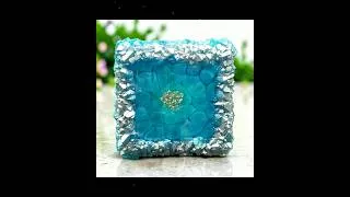 Thumbnail: Flower pour in epoxy resin #crafts #fluidartist #aesthetic #resinart
