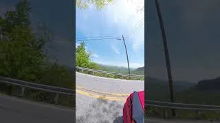 Thumbnail: Gasoline powered mountain machine stuck behind safety cars near the highlands