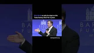 Thumbnail: Elon Musk on why he slept on the Tesla factory floor for 3 years