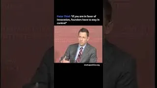 Thumbnail: Peter Thiel: “If you are in favor of innovation, founders have to stay in control”