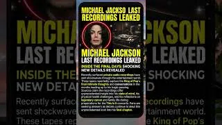 Thumbnail: Last Recordings of Michael Jackson with Life Before His Death Leaked