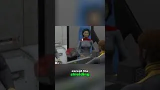 Thumbnail: USS Dragon Blasts Advanced Drone!  |  Dragon Defense Force: Dark Space #shorts
