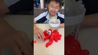 Thumbnail: Who Will Poke the Needle and Pop the Giant Balloon? 😱📌 #shorts #viral #challenge