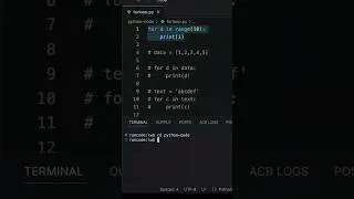 Thumbnail: Python For Loops | Iterating Over Sequences | Explained in 60 Seconds | #python #programming