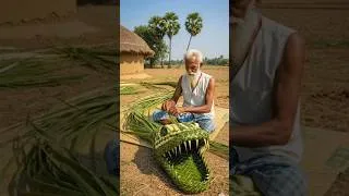 Thumbnail: Baap re! Patton se bana diya itna khatarnak Saamp! 🐍😱 #ai #craft