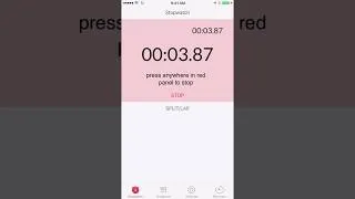 Thumbnail: Sprint Stopwatch saving Athletes Times &  Distances into Database