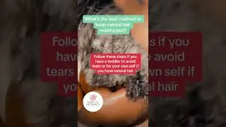 Thumbnail: How to keep natural hair moisturized #naturalhair #hairgrowth #diy