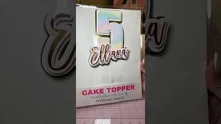 Thumbnail: it’s time to make a cake topper ✨asmr style✨#craftingcommunity #tiedye