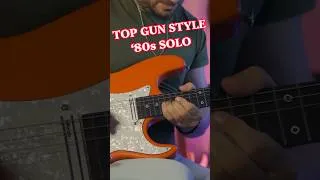 Thumbnail: Name an ‘80s movie that would feature this solo 👇🏻 #80s #guitar #guitarsolo #ytshorts #stelandre