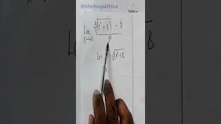Thumbnail: Solve Limits and Continuity Question in few seconds! #calculus #limitandcontinuity #mathsshorts