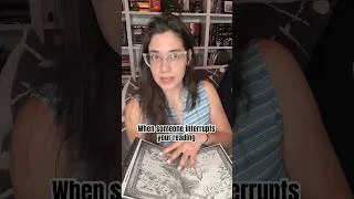 Thumbnail: When someone interrupts your reading #booktube