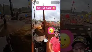 Thumbnail: EPIC Drum Fail #reaction #drums #shorts