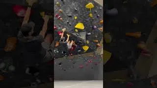 Thumbnail: V4 in the cave from the archives. #climbing #bouldering