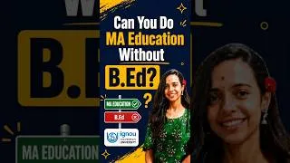 Thumbnail: Can we do MA Education without B.Ed?