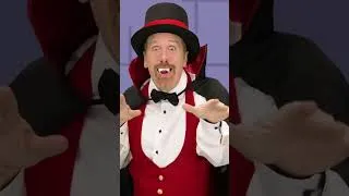 Thumbnail: Steve Shuffles Like a Vampire! 🧛‍♂️🎶 Halloween Dance Song! #shorts #steveandmaggie🧍‍♂️