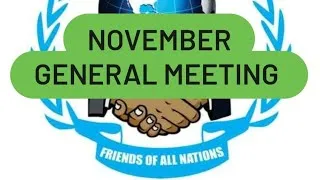 Thumbnail: FRIENDS OF ALL NATIONS Holds Its General Meeting in Duport Road