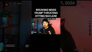Thumbnail: Trump Issues Stark Nuclear Warning to Iran Facility #news #geopolitics