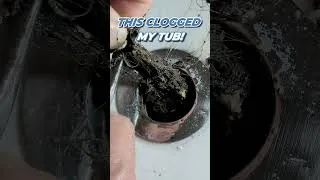 Thumbnail: Clogged Bathtub Drain? Look What I Pulled Out!